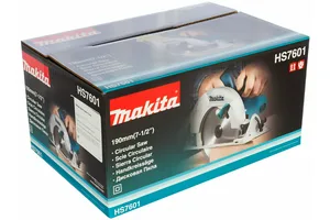 Пила дисковая MAKITA HS 7601 1200Вт,5200об\м,диск-ф190х30мм,рез-66мм,4.0кг,кор