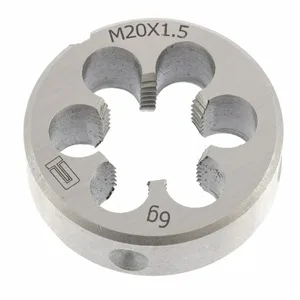 Плашка СИБРТЕХ, 20 х 1,5мм, метрическая, инструментальная сталь