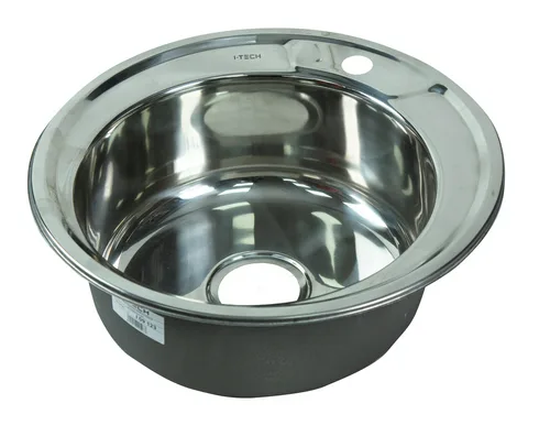 Мойка I-TECH круглая Ф490х180х0,8 пол