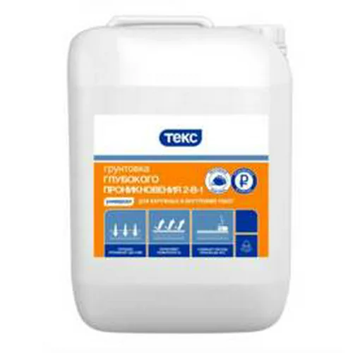 Грунтовка ТЕКС Пропиточная, акрилатная, универ, 5,0кг