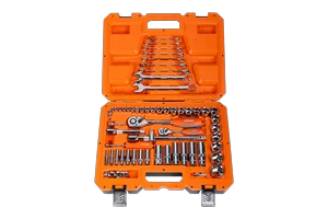 Набор инструментов Кратон TS-04 1/2"+1/4" 58 пр