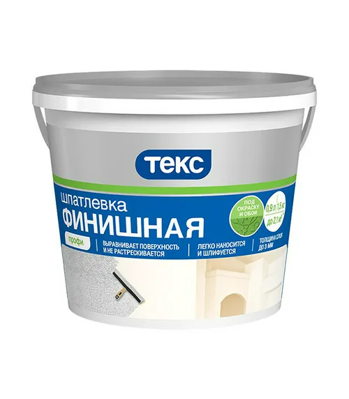 Шпатлевка Текс Профи финишная для внутренних 5,0кг