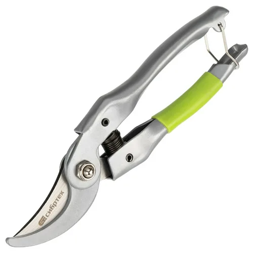 Секатор Сибртех металлические рукоятки, 22,5см