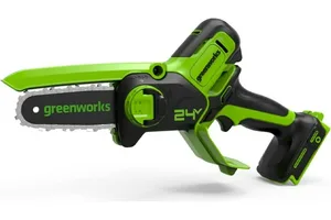 Пила аккум цепная GreenWorks GD24CSMNX,, б/щет, 24V, 15 см, без АКБ и ЗУ