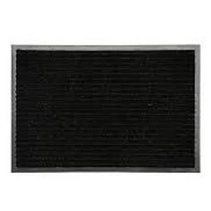 Коврик Ребро 3:2 влаговпитывающий, ребристый (черный) 40х60 см