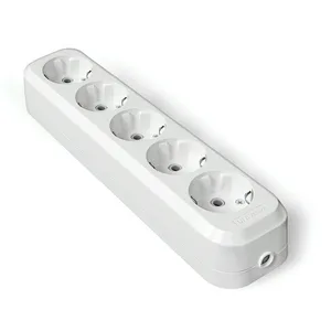 Колодка Универсал Е305, 5 гн. с/з AБС-пластик еврослот