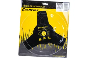 Нож режущий к бензотриммеру CHAMPION  (255 x 25,4 мм) 3 лопасти