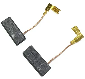 Щетка графитовая АЕЗ 5х8х19 Поводок, клемма-мама, выход сбоку (BOSСH 2-26)