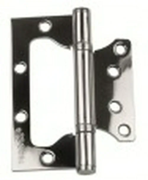 Петля TRODOS, наклад, 100х75х2,0мм 2BB, бабочка, хром, 2 шт.