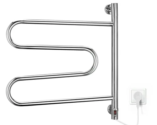 Полотенцесушитель электрический I-TECH, SAMBA, 80 Вт, 60х65, поворотный