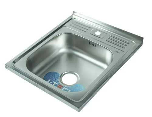 Мойка I-TECH квадратная накладная 600х500х160х0,6 мат