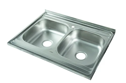 Мойка I-TECH квадратная накладная двойная 800х600х160х0,6 мат