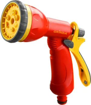Пистолет-распылитель GRINDA пластик, 8 режимов