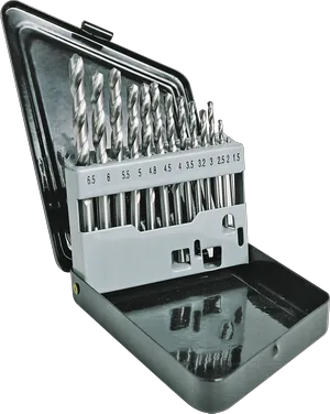 Набор сверл по металлу шлифованных Кратон Ø1,5-6,5 мм (13 шт)