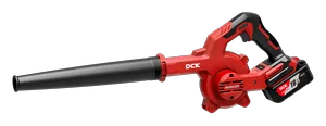 Воздуходувка аккумуляторная бесщеточная DCK KDQF32, 18В,  2х4А/ч