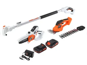 Набор Patriot "Ухоженный сад" пила CS 211 + ножницы CSH 211 + универсальная рукоятка + 2 акб + зарядка. 21В