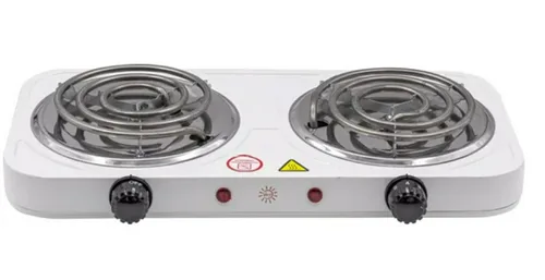 Плита электрическая VERY двухконфорочная, спироаль, 2000Вт