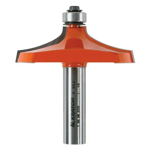 Фреза фигирейная горизонтальная с подшипником Кратон PROFESSIONAL Ø63,5х19,0 мм, хв.12 мм