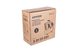 Компрессор с прямой передачей безмасляный Кратон AC-140-8-OFS