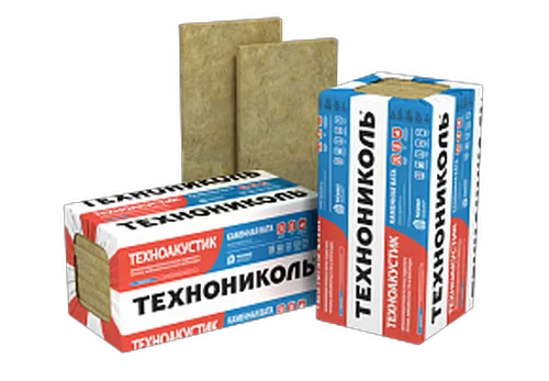 Плита ТЕХНОАКУСТИК минераловатная 1200х600х50, уп. 6 шт 