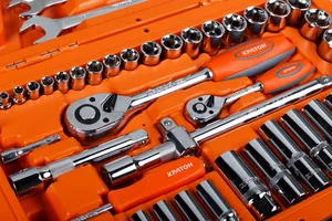 Набор инструментов Кратон TS-04 1/2"+1/4" 58 пр