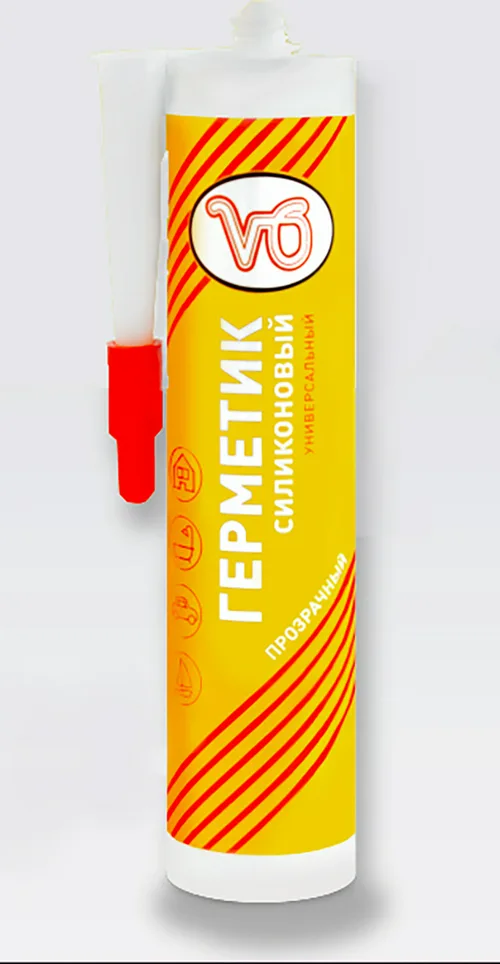 Герметик сил V6 универсальный многоцелевой б/цв 260мл