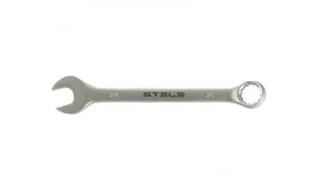 Ключ STELS комбинированный, 25 мм, CrV, матовый хром