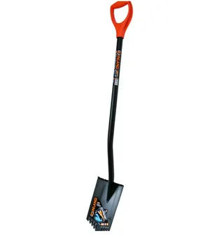 Лопата штыковая ЦИ Finland SHARK метал. черенок с зубьями,195x290x1290 мм 