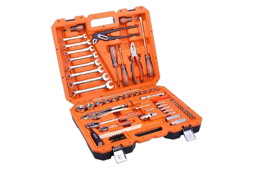 Набор инструментов Кратон TS-10 1/2"+1/4" 72 пр