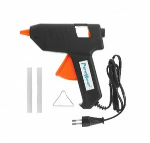 Пистолет термоклеящий РемоКолор, 80Вт, 220в, 11мм, кабель 1,2м, подставка, 2стержня.