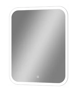 Зеркало CONTINENT Bruno Led 500х600 с сенсором и холодной подсветкой