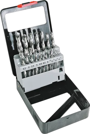 Набор сверл по металлу шлифованных Кратон Ø1-10 мм (19 шт)