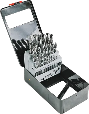 Набор сверл по металлу шлифованных Кратон Ø1-13 мм (25 шт)