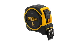 Рулетка Denzel, 3м х 16мм, двухкомп. корпус, магнитный обрезиненный зацеп
