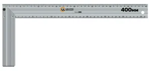 Угольник ЦИ, столярный, алюм, 400мм