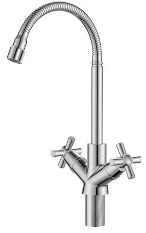 Смеситель VODA Dive для кухни, гибкий излив 											