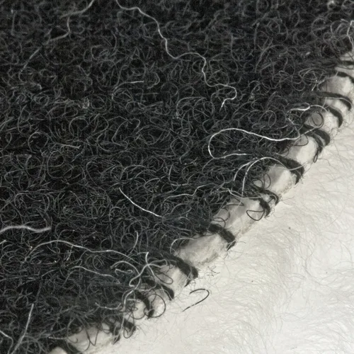 Насадка полировальная  MATRIX с липучкой, 125мм натуральная шерсть