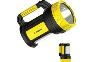 Фонарь КОСМОС прожектор КОСМОС 5W LED, бок.пан. 10Вт, 3 реж раб, з у 220 12в, аккумуляторный