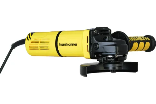 Машина шлифовальная угловая Hanskonner HAG11125, 125 мм,1100Вт,11000об/мин, быст.кожух,4м рез.кабель