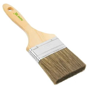 Кисть MATRIX  плоская "Евро", смешанная  щетина, деревянная ручка 3 (75мм)