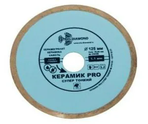 Диск алмазный отрезной TrioDiamand Керамик Pro   200*6*25,4 Толщина реж. кромки 1.5 mm (плитка, кафель, керамика)