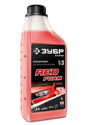 Шампунь ЗУБР Extra 70650-1 для бесконтактной мойки, концентрированный  1л.