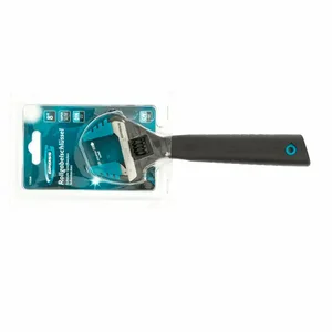 Ключ Gross разводной, 200 мм,CrV, тонкие губки, защитные насадки