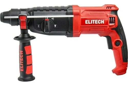 Перфоратор ELITECH П 0928РЭМ SDS+, 900Вт,3реж,3.0Дж,0-5500уд/мин,3.2кг,патрон,адаптер,буры 3шт,долото 2шт