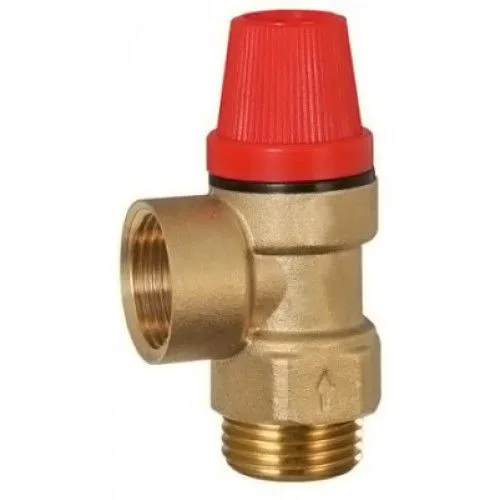 Клапан предохранительный 1/2"г/ш 3 бара (ник.), Frap