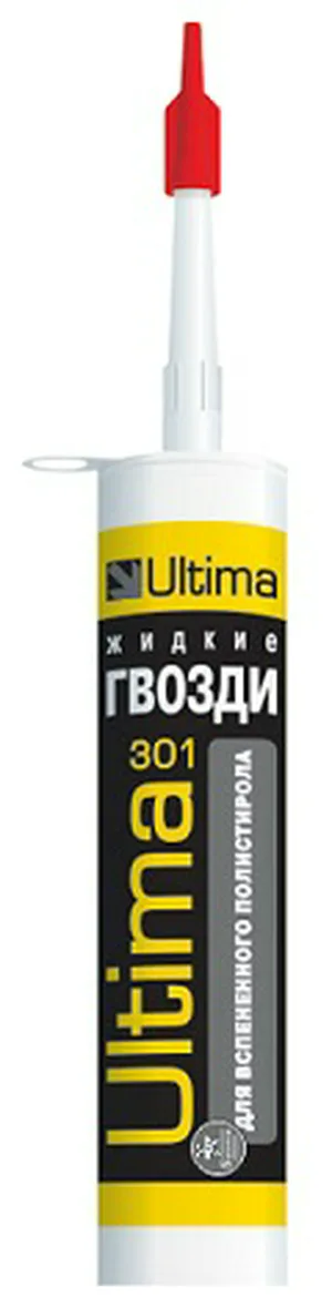 Клей жидкие гвозди №301 Ultima, для вспен полистирола, 300мл 