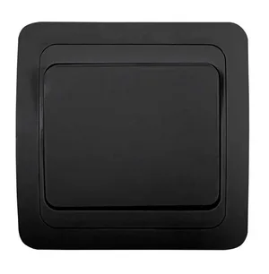 Выключатель CLASSICO 1 кл. черный 2021B IN HOME