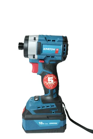 Винтоверт аккумуляторный ударный бесщеточный КРАТОН BID18CD-250N-OFA SET (АКБ 4,0А·ч; ЗУ + кейс)