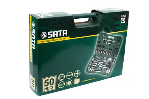 Набор инструментов Sata 1/2" 50 предметов, S09508