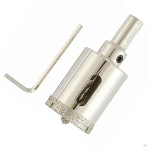 Сверло алмазное MATRIX по керамограниту, 45 х 67 мм, 3-гранный хвостовик